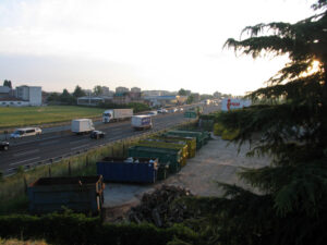 Autostrada A4 - 06/2009 — karambol na obwodnicy Krakowa