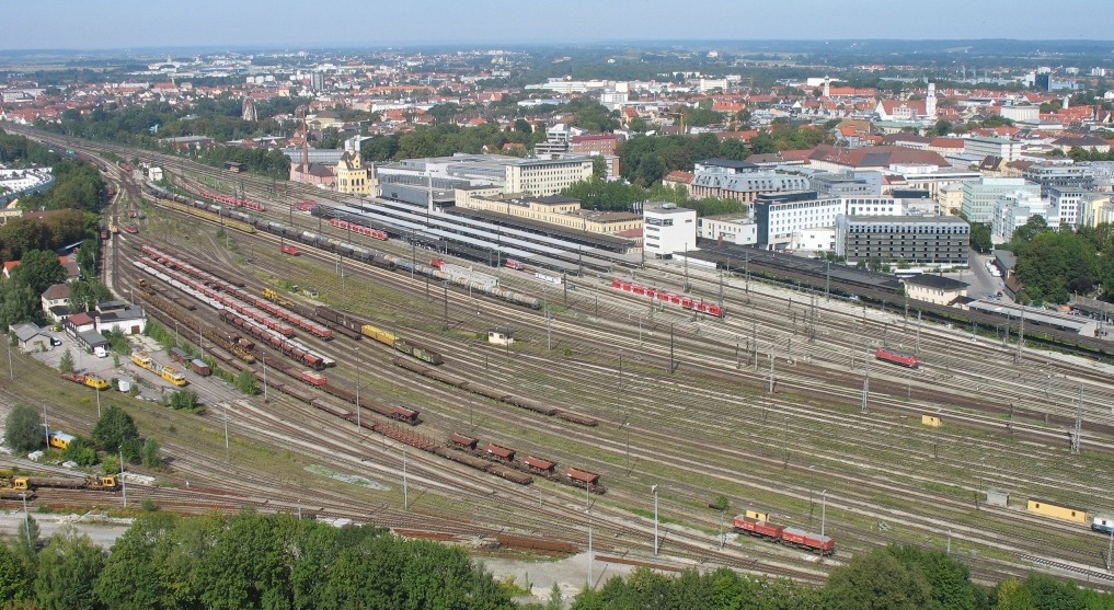 Augsburgu. Dwie — Hauptbahnhof Augsburg