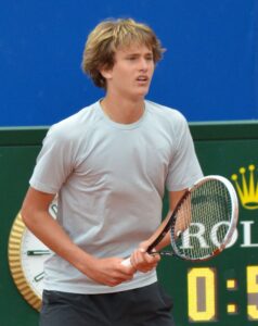 Alexander Zverev in der Begegnung gegen Jürgen Melzer bei den BMW Open 2014