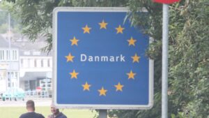Dänisches Grenzschild — wyciek danych w Danii