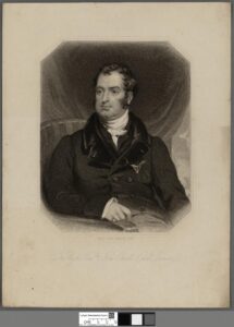 Earl Spencer — A portrait from the Welsh Portrait Collection at the National Library of Wales. Przedstawiona osoba: John