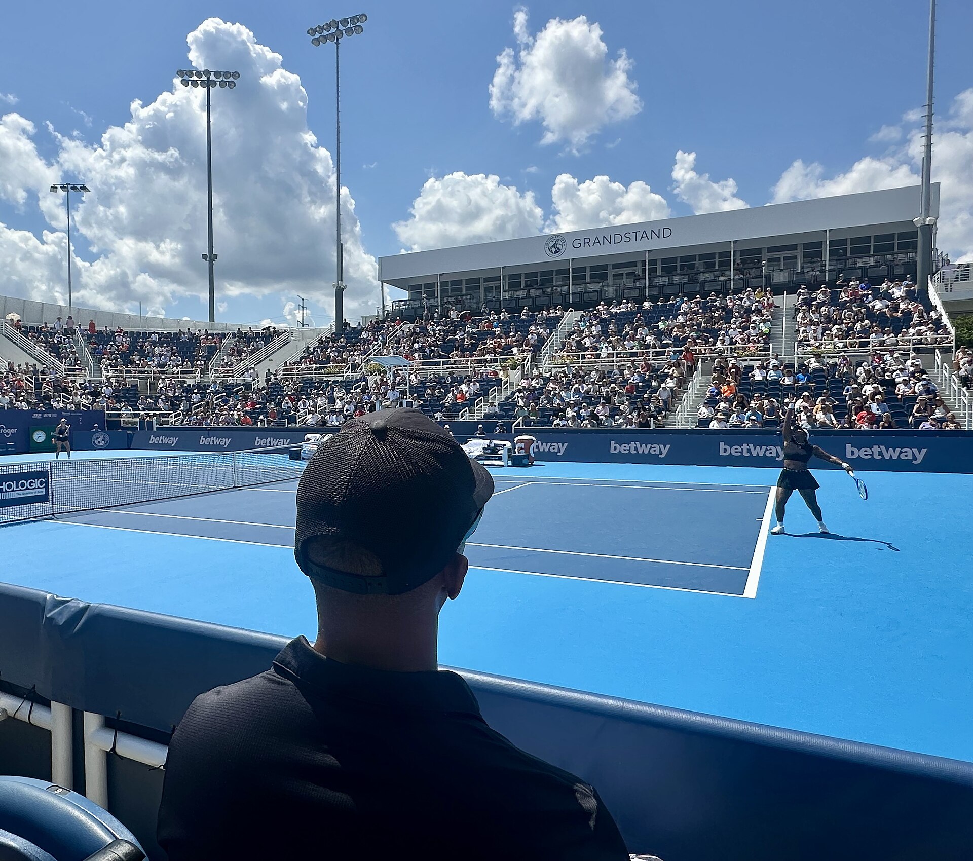 Taylor Townsend at the 2025 Cincinnati Open