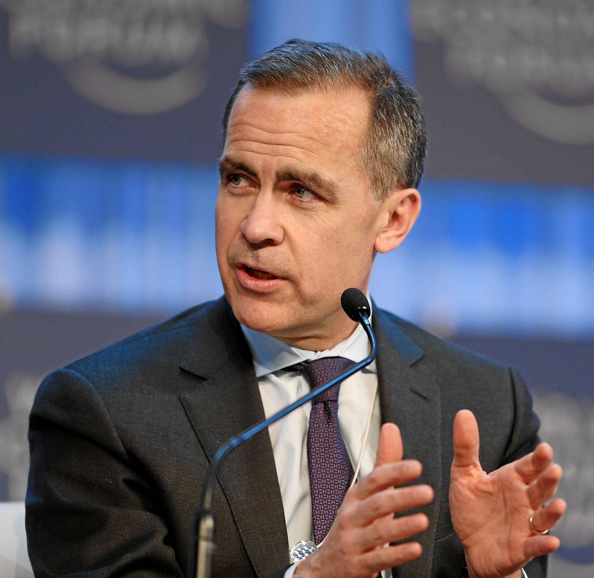 Mark Carney — DAVOS/SWITZERLAND, 26JAN13 - Mark J. Carney, Governor of the Bank of Canada is seen during the Session