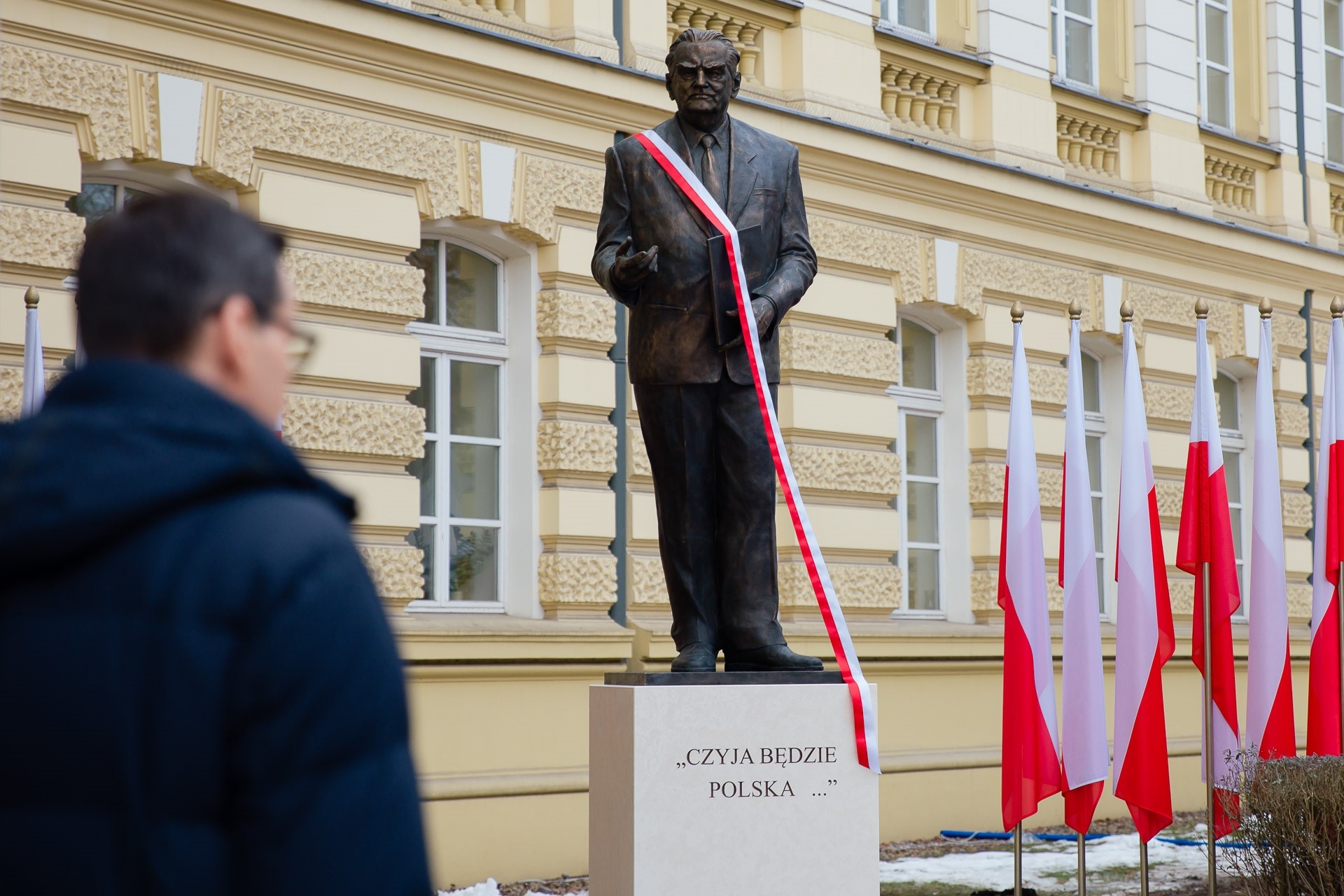 Mateusz Morawiecki — Baner wyborczy Mateusza Morawieckiego w 2023, Medyków, Ligota, Katowice.