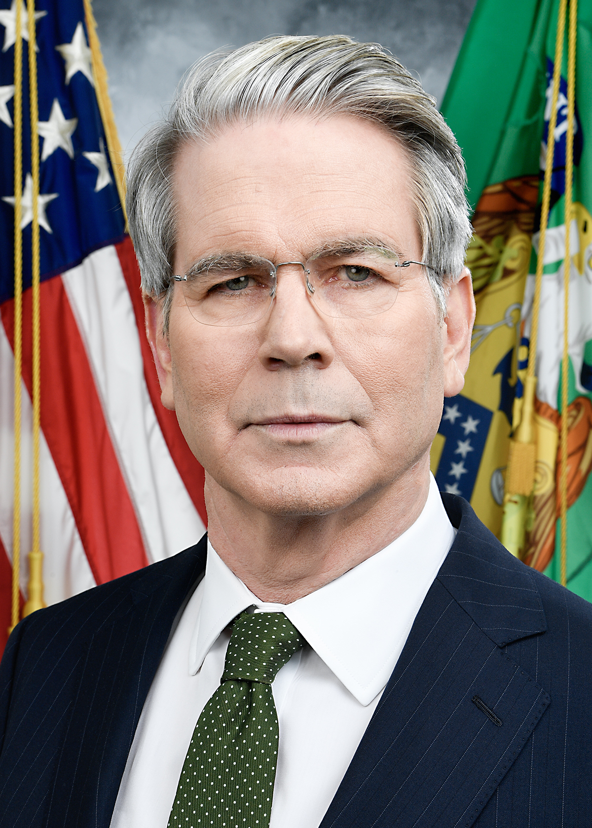 Andrzej Domański — Official portrait of Secretary of the Treasury, Scott Bessent