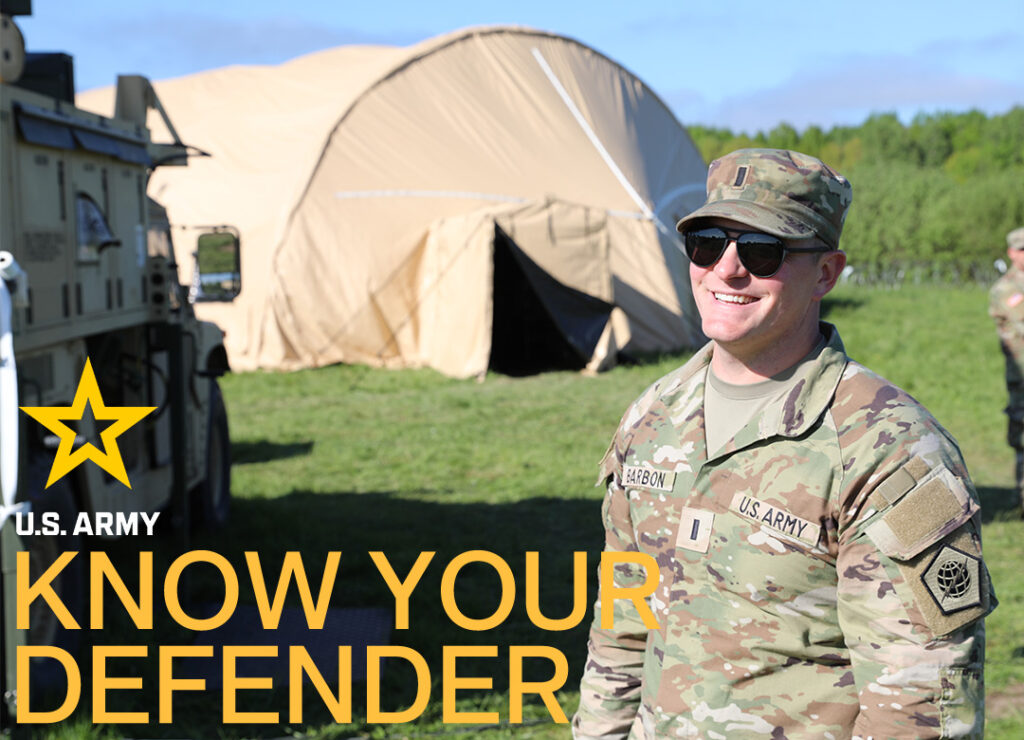 Meet 1st Lt. Tanner Barbon. This Philadelphia, Pennsylvania, native is a signal officer with Bravo — stacja Starlink na Mazowszu