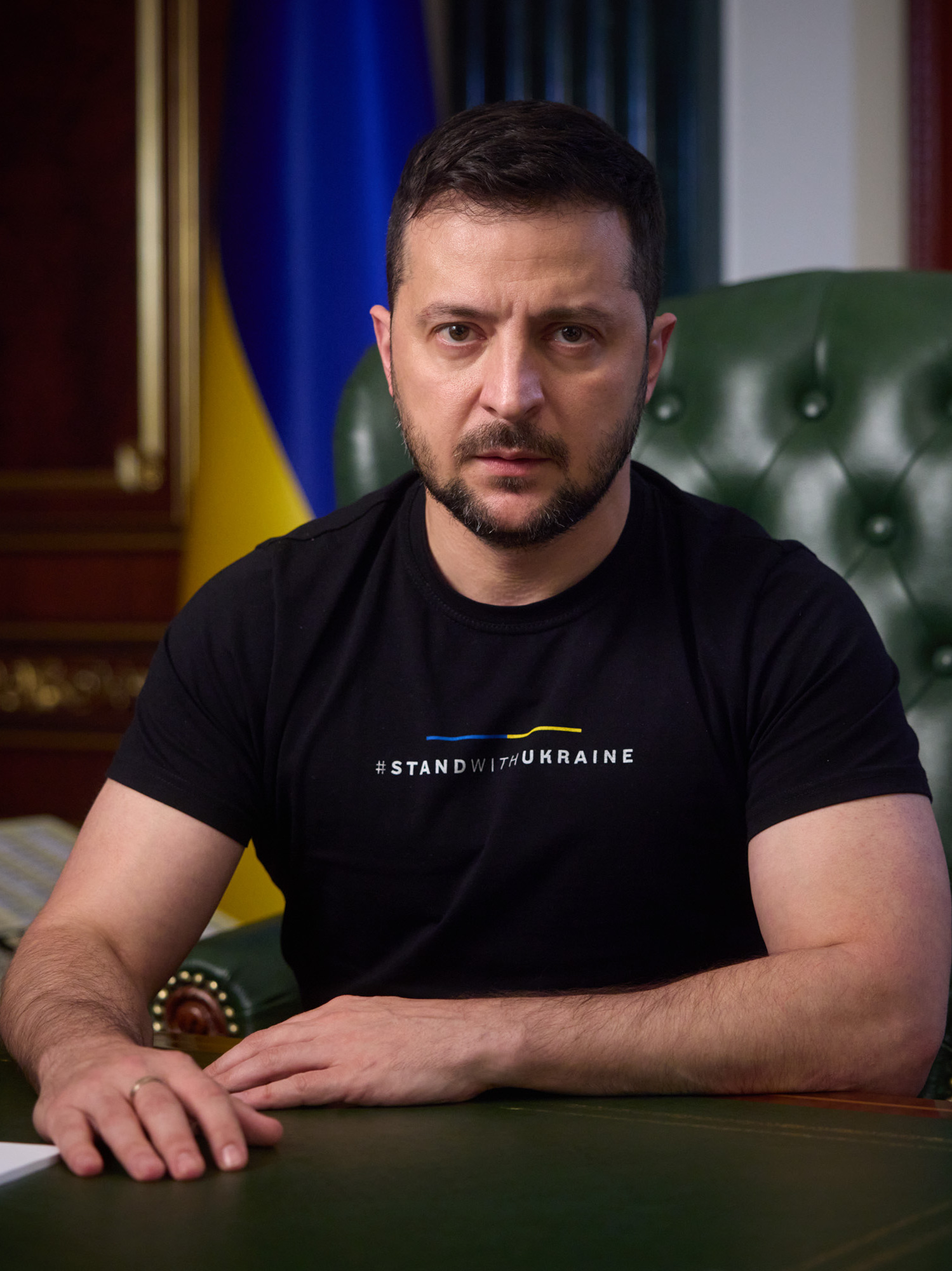 Wołodymyr Zełenski. Deklaracja — President of Ukraine Volodymyr Zelenskyy in September 2022.