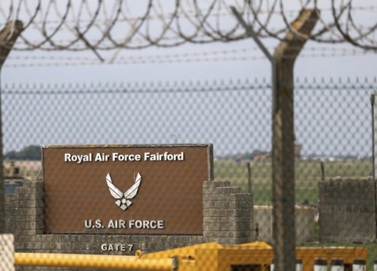 RAF Fairford: w furgonetkach była benzyna